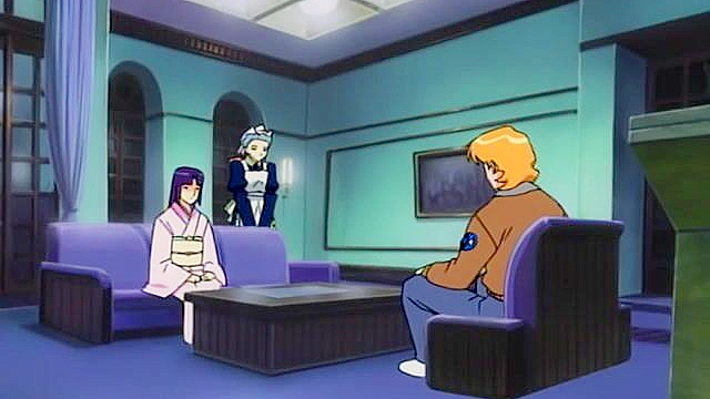 Lesbian vampire ties up schoolgirl and bites her naked body