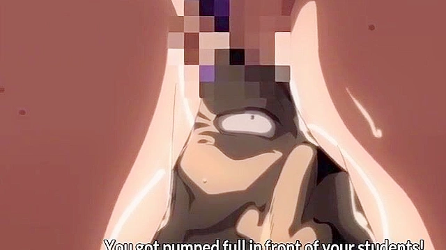 Zoku Tsuma Netori: Ikumi to Shizu - Hentai sow teacher is tied up, anal inflated and then gangbanged