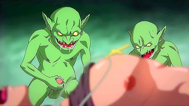 hentai 3d  old gay slave Goblins Cave 1 - Human slave is gangbanged by gay goblins | HentaiSmile.com