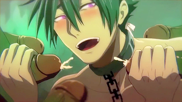 Goblins Cave 1 - Human slave is gangbanged by gay goblins