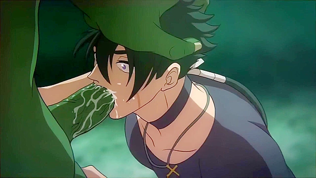 Goblins Cave 1 - Human slave is gangbanged by gay goblins