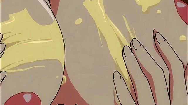 23 Year Old Female Teacher 2- Slave girl sucks the bosses dick for a hot cumshot on anime tits