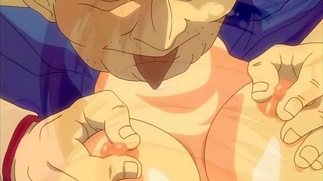 23 Year Old Female Teacher 2- Slave girl sucks the bosses dick for a hot cumshot on anime tits