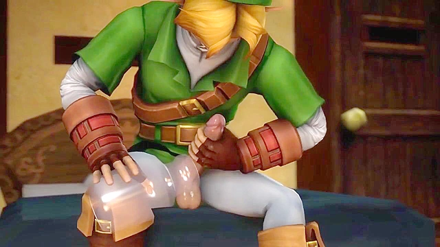 Link gets his gay ass fucked by another 3D animated Link