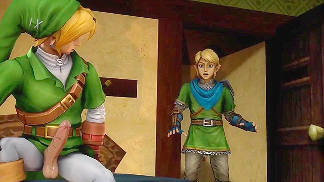 Link gets his gay ass fucked by another 3D animated Link