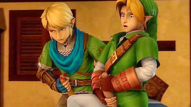Link gets his gay ass fucked by another 3D animated Link
