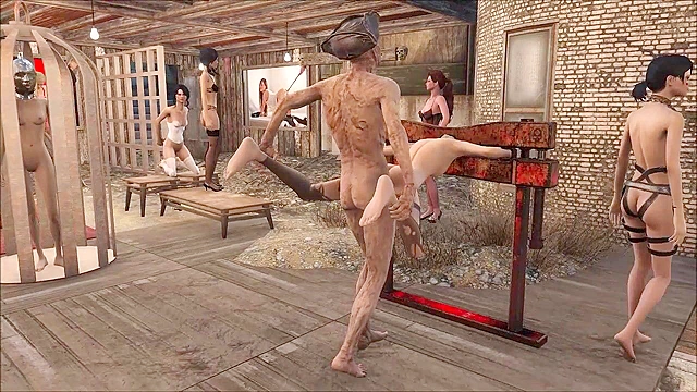 Fallout 4 Zombie Hancock goes to the brother and fucks bound hooker