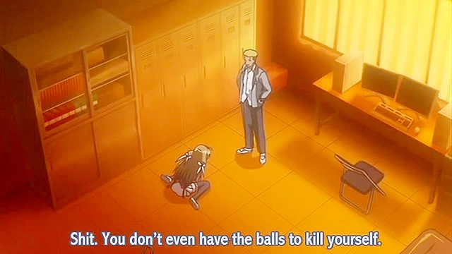 Gakuen 2 ep2 - Hentai schoolgirl is tied up and anally filled with milk