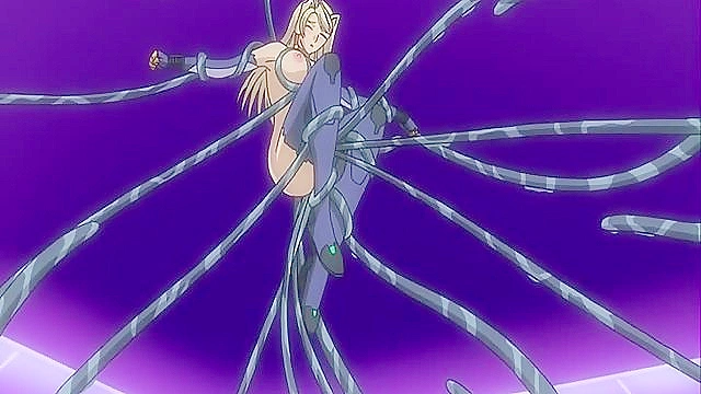 Blonde human slave is trained as hentai alien fuck toy