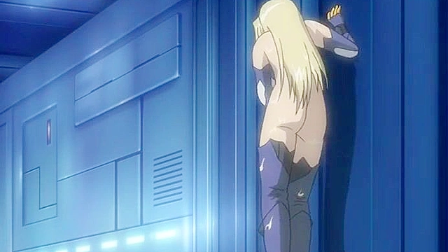 Blonde human slave is trained as hentai alien fuck toy