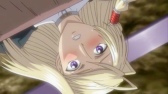 Blonde human slave is trained as hentai alien fuck toy