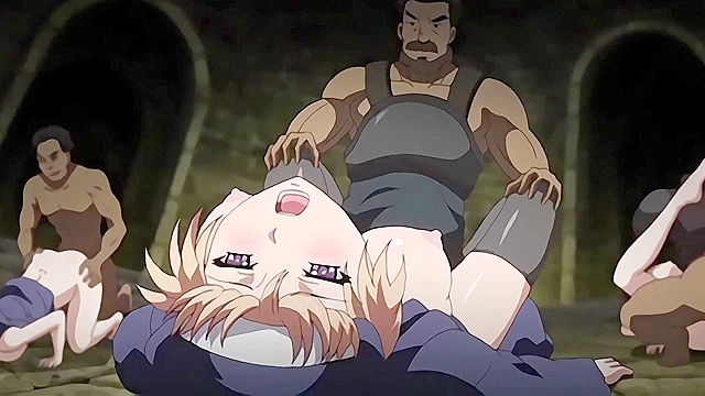 Kuroinu 5 - Busty princess watches while anime nuns get rough gangbang