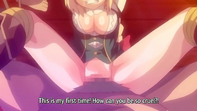 Blonde anime princesses get gangbanged by filthy pirates