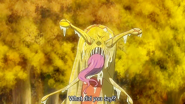 Hentai warrior girl gets impregnated by nasty tentacle monster