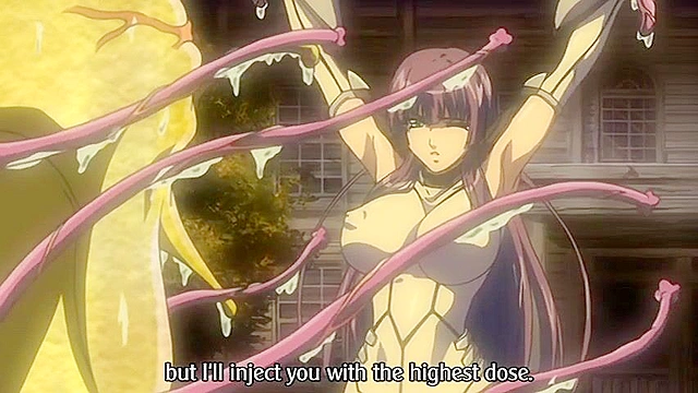 Hentai warrior girl gets impregnated by nasty tentacle monster