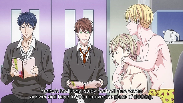 Yarichin Bitch Club 2 - Gay twink gets ass fucked by yaoi student