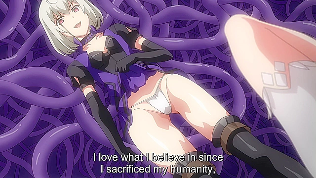 Magical Girl Noble Rose 1 - Petite schoolgirl fucked by futanari and tentacles