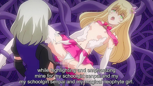 Magical Girl Noble Rose 1 - Petite schoolgirl fucked by futanari and tentacles