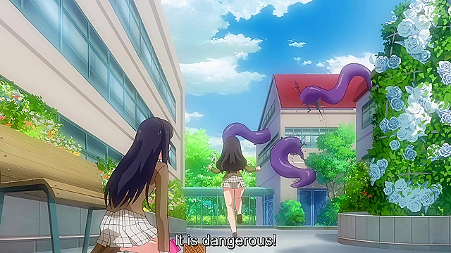 Magical Girl Noble Rose 1 - Petite schoolgirl fucked by futanari and tentacles