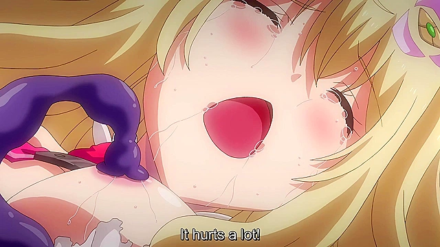 Magical Girl Noble Rose 1 - Petite schoolgirl fucked by futanari and tentacles