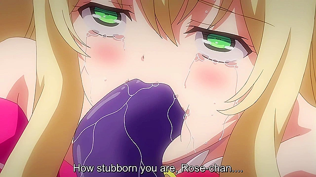 Magical Girl Noble Rose 1 - Petite schoolgirl fucked by futanari and tentacles