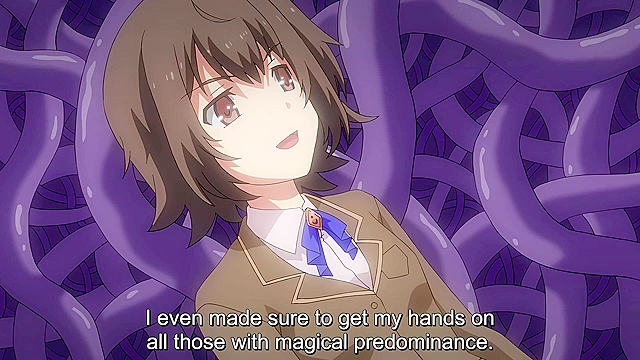 Magical Girl Noble Rose 1 - Petite schoolgirl fucked by futanari and tentacles