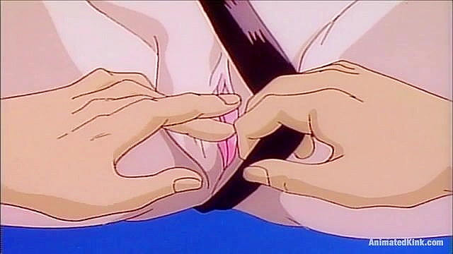 Secret Dreams - Horny college girl is rough fucked in hentai bdsm threesome