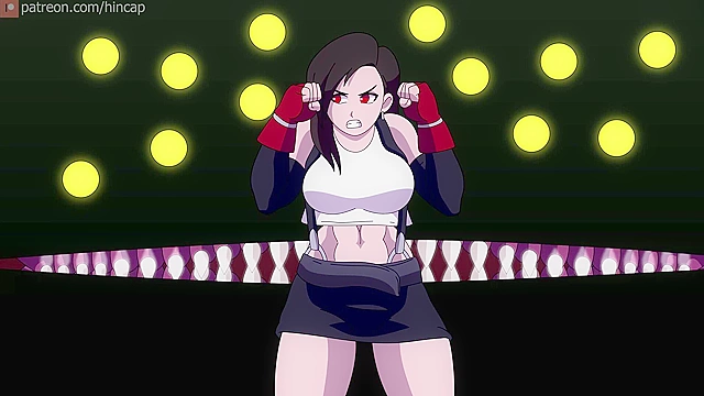 Tifa Lockhart is tentacled and devoured by Mako Malboro