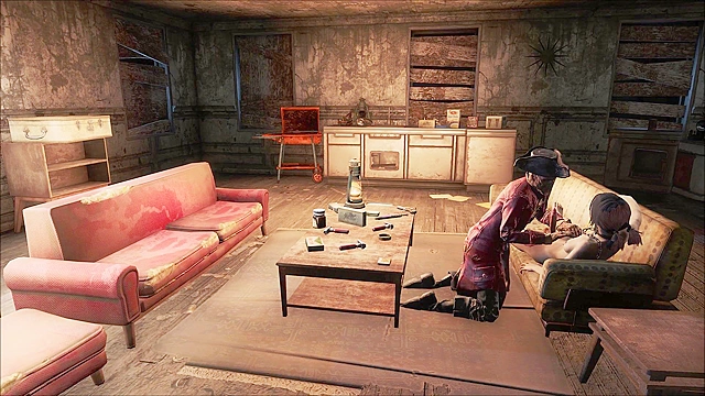 Fallout 4 Zombie Hancock gets fucked by shemale Trixy in asshole