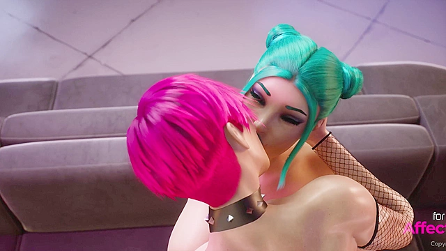 Futanari babes action adventures in a 3d threesome animation