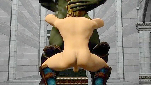 Link gets his ass fucked by the troll king