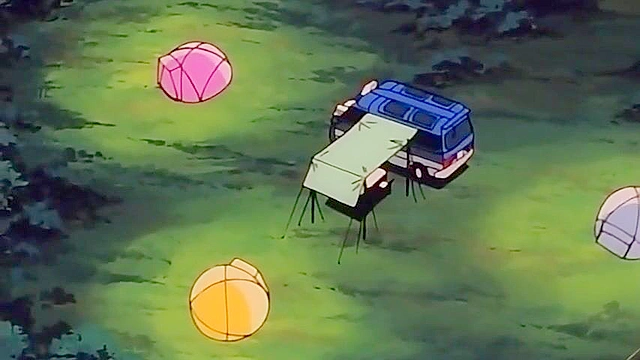 Teen schoolgirl on a camping trip gets her face fucked after pissing in the woods