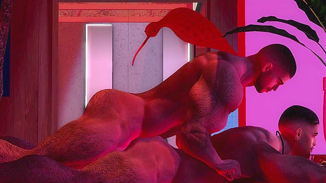 Gay 3D Porn - BROCK'S HOLE - Filmed @ RAGE on SL