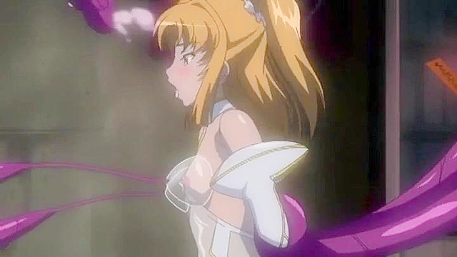 Tentacle monster fucks witch in all holes to absorb magical energy