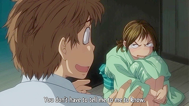 Tayu 4 - Horny anime schoolgirls lesbian scissor while watching teens fuck