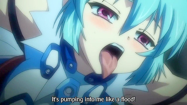 Group of teen hentai girls are bound up by tentacles and double fucked