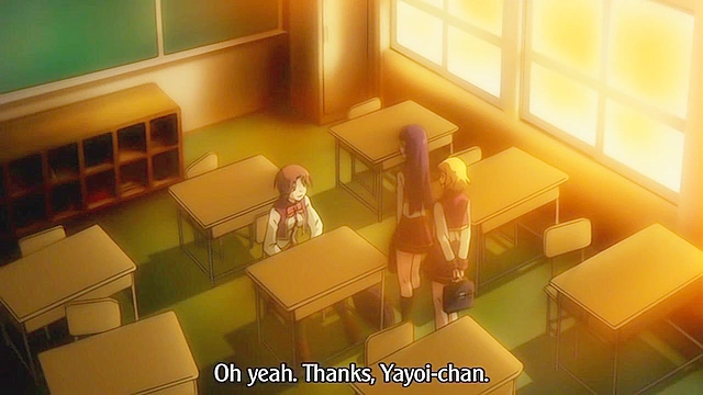 Group of teen hentai girls are bound up by tentacles and double fucked