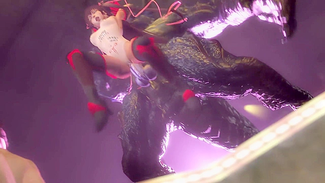 Taimanin Asagi 4: Banquet - Ninja girls get used like human toilets