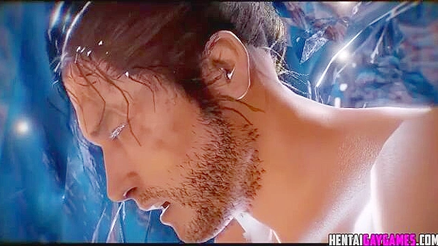 Muscular asian gay fighters having anal sex with toys