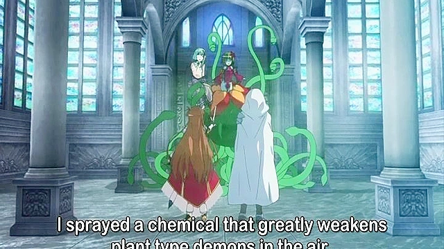 Tentacled Demon Fucking - Impregnating Innocent Anime Girls in Church