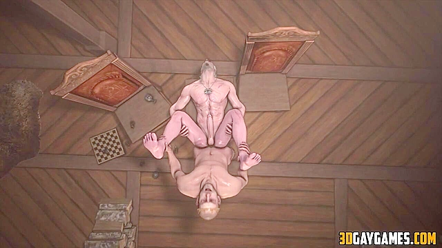 Geralt from the Witcher gets gay ass fucked in missionary style