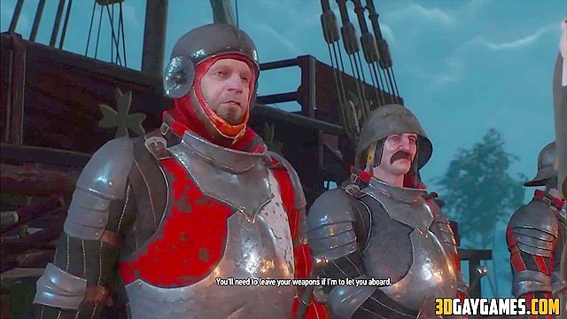 Geralt from the Witcher gets gay ass fucked in missionary style