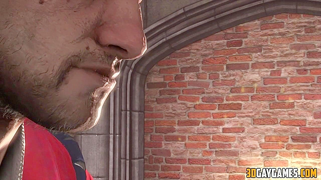 Geralt from the Witcher gets gay ass fucked in missionary style
