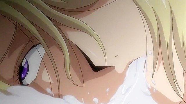 Busty blonde human gets gangbanged by duck aliens with boners