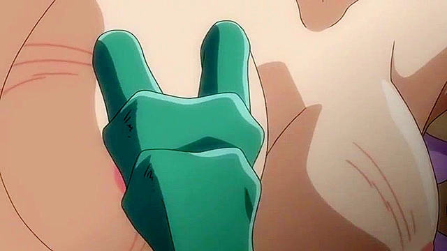 Busty blonde human gets gangbanged by duck aliens with boners