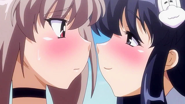 Futanari ghost demon fucks a busty sensei while perverts watch