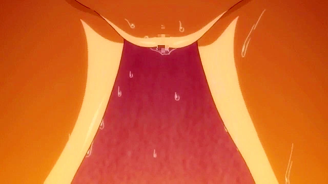 Futanari ghost demon fucks a busty sensei while perverts watch