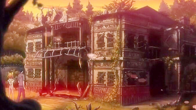 Busty pregnant girl is penetrated in her pussy and ass by tentacles