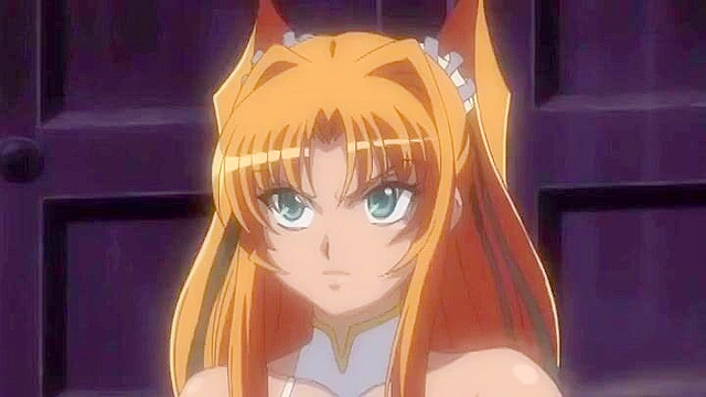 Busty pregnant girl is penetrated in her pussy and ass by tentacles