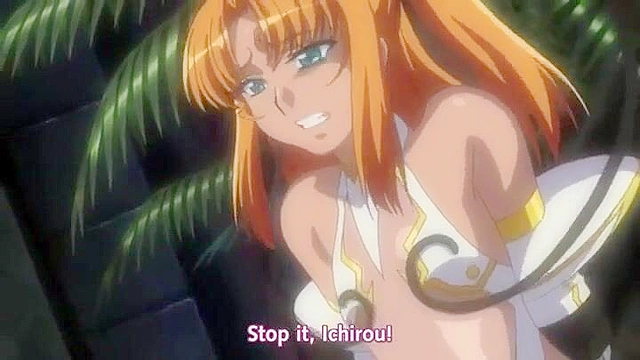 Busty pregnant girl is penetrated in her pussy and ass by tentacles